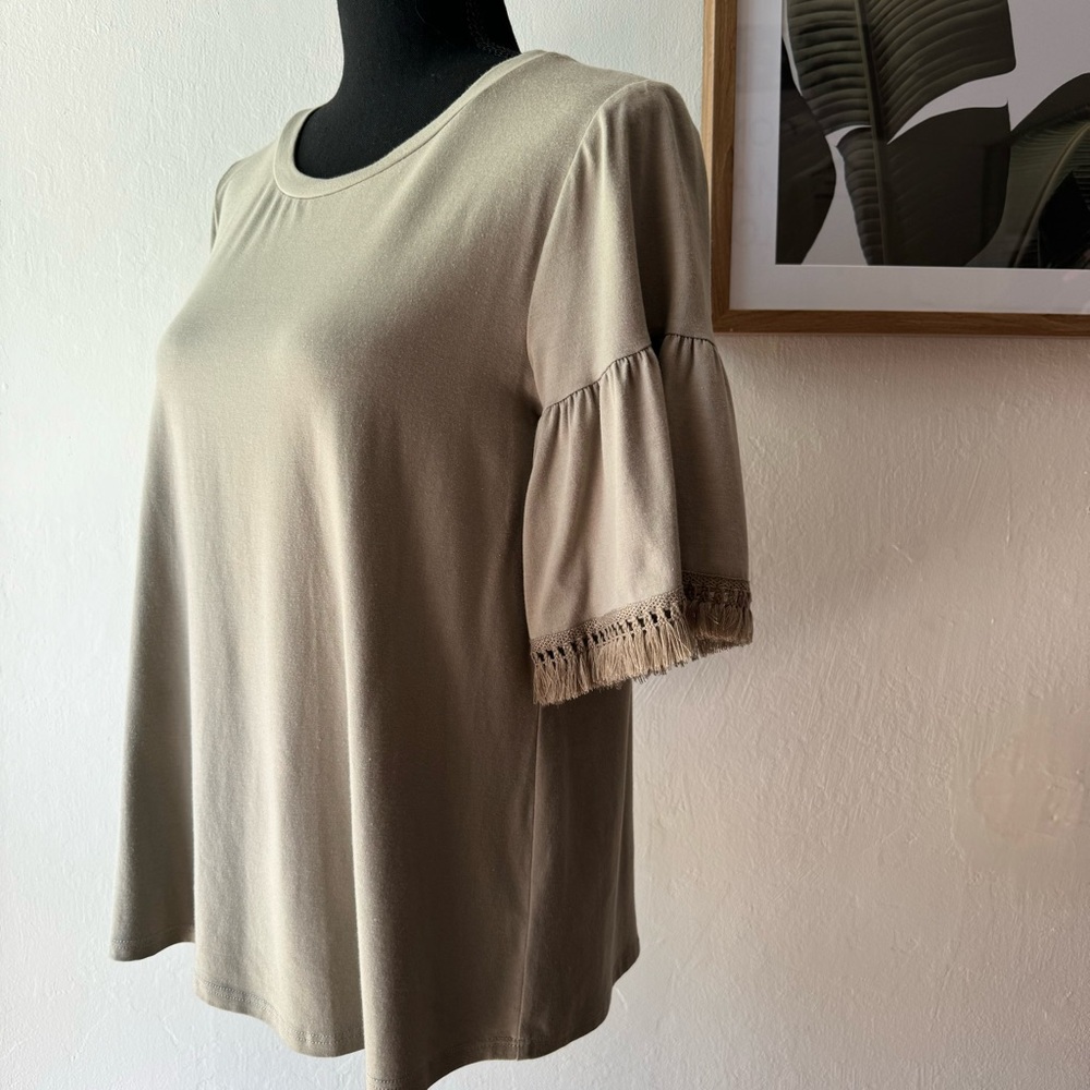 Johnny Was Calme Boho Bell Sleeve Bamboo Blouse (runs big)
